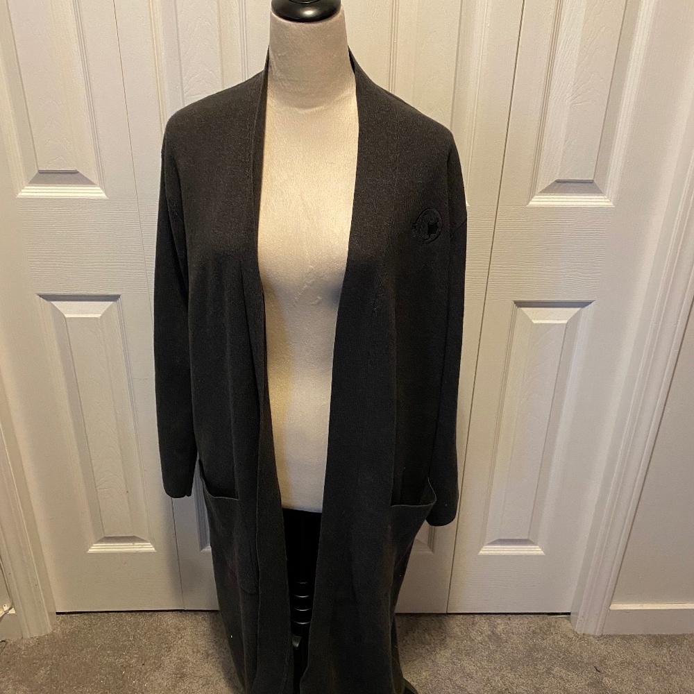 Live Love Laugh size XL gray duster